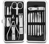 Sets de Uñas,Cuidado de Uñas,Set Cortauñas Profesi Stainless Steel Nail Care Set - Complete Manicure & Pedicure Kit for Perfect Nails