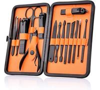 Sets de Uñas,Cuidado de Uñas,Set Cortauñas Profesi Stainless Steel Nail Clipper Set - 1 Set Manicure Pedicure Grooming Kit with Ear Pick - Professional Nail Care Tools for Men and Women