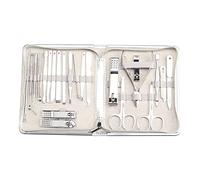 Sets de Uñas,Cuidado de Uñas,Set Cortauñas Profesi Stainless Steel Nail Clipper Set - Complete Nail Care Kit for Perfect Manicure & Pedicure - Light Grey Color(3 Pack)
