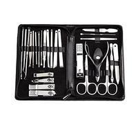 Sets de Uñas,Cuidado de Uñas,Set Cortauñas Profesi Stainless Steel Nail Clipper Set - Complete Nail Care Kit for Perfect Manicure & Pedicure - Light Grey Color(A)