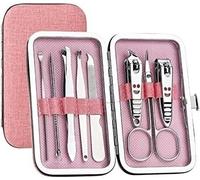 Sets de Uñas,Cuidado de Uñas,Set Cortauñas Profesi Stainless Steel Nail Clipper Set - Professional Manicure & Pedicure Kit for Nail Care and Grooming