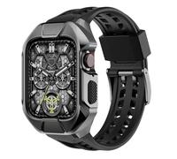 Sets Soft Watch Band Metal Case Metal, para 45 mm de 44 mm, una pulsera Sport Sport de lujo, para iWatch Series 8 7 6 5 4 SE Pulsera reemplazar