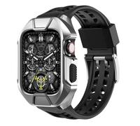 Sets Soft Watch Band Metal Case Metal, para 45 mm de 44 mm, una pulsera Sport Sport de lujo, para iWatch Series 8 7 6 5 4 SE Pulsera reemplazar