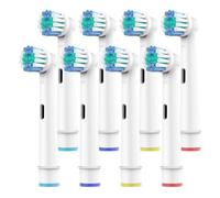 SetSail Cabezales de cepillo de dientes eléctrico, paquete de 8 cabezales de repuesto de cepillo de dientes eléctrico profesional, cerdas Dupont extra suaves