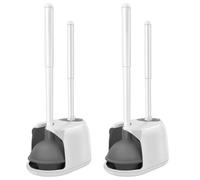 SetSail Toilet Brush and Plunger Set Juego de escobilla de Inodoro y émbolo, 2 Paquetes, 2 Unidades, 2