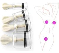 SETSCZY 6 Tamaños Pecho Nipple Sucker Giro Giratorio Utilización de Tazas Dispositivo Succionadores de Pezones Clit Sucker Bomba Aspiradora Mejorador de Ampliación Juguetes Sexuales para Mujeres,XS+m