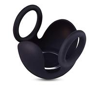 SETSCZY Anillo vibrador para el pene Manga de testículo Juguete Sexual Anillo Doble Anillo Recargable de Silicona de 10 velocidades Anillo de pene Impermeable Estimulación del clítoris