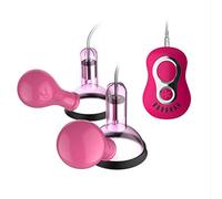 SETSCZY Lamerse la Lengua, pezón y vibrador de succión, masajeador de Senos, estimulador de clítoris de Silicona, estimulador de Juguetes sexuales, potenciador de ampliadores para Mujeres,Rosado
