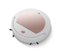 SETSCZY Robot Limpiador de Barrido Inteligente Tres en uno Recargable húmedo y seco Robot de Barrido Inteligente Limpieza por aspiración de succión Fuerte Barredora de Limpieza del hogar,Rosado