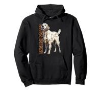 Setter inglés Acuarela Sudadera con Capucha