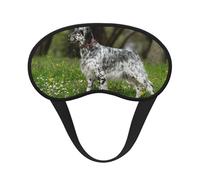 Setter inglés, mascotas de césped, perros Setter inglés, Cubiertas oculares completas, antifaces para dormir que bloquean la luz, orejeras opacas para dormir