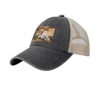 Setter Inglés Otoño Mascotas Perros del Bosque Inglés, Sombreros clásicos para papá, Gorras de Camionero Ajustables, Gorra de béisbol de Malla de Vaquero