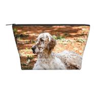 Setter Inglés Otoño Mascotas Perros Inglés, Bolsa de artículos de tocador Bolsa de Maquillaje Bolsa de cosméticos Bolsa de artículos de tocador de Viaje portátil