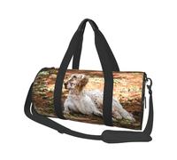 Setter Inglés Otoño Mascotas Perros Inglés, Bolsa de Viaje de Gran Capacidad, Bolso Redondo, Bolsa de Viaje Deportiva, Bolsa de Mano, Bolsa de Fitness