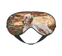 Setter Inglés Otoño Mascotas Perros Inglés, Cubreojos completos Antifaz bloqueador de luz Antifaz para dormir Antifaz suave con los ojos vendados Noche