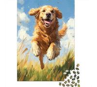 Setter irlandés Puzzle 1000 Piezas De Madera | Desafío Creativo para Adultos Y Adolescentes | Aprende Jugando con Rompecabezas De Desafiando