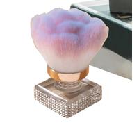Setting Powder Brush, Nail Dust Brush, Manicure Cleaning Accessory, Soft Bristles Make Up Tool for Contouring, Highlighting, Nail, Pedicure, 2.76x1.57x1.57 Inches