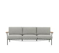 Settle Sofá Exterior De 3 Plazas Tejido Acanalado 2/ Verde Oscuro