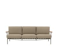 Settle Sofá Exterior De 3 Plazas Tejido Acanalado 5/Taupe