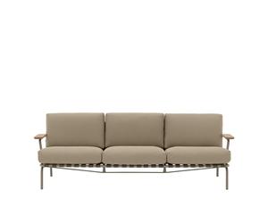 Settle Sofá Exterior De 3 Plazas Tejido Acanalado 5/Taupe