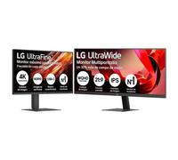 Setup Monitor Office LG 4K, 32" + LG UltraWide 29'' - 27U73-29U51.SET