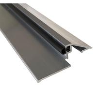 Seuil de porte PMR (Norme Handicap) aluminium avec joint et découpe d'angles (Brut, 830mm) - HOMEWELL