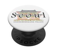 Seúl, Changdeokgung, Corea del Sur, Patrimonio Mundial, Dibu PopSockets PopGrip Adhesivo