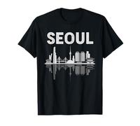 Seúl Cityscape South Korea Capital Travel Souvenir Camiseta