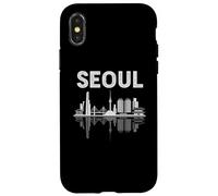 Seúl Cityscape South Korea Capital Travel Souvenir Carcasa para iPhone X/XS