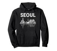 Seúl Cityscape South Korea Capital Travel Souvenir Sudadera con Capucha