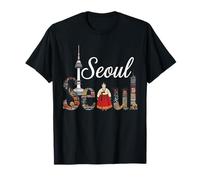 Seúl Corea del Sur Horizonte Cultura Coreana Viajes Camiseta