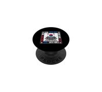 Seúl Corea del Sur Templo Coreano Bandera de Corea del Sur PopSockets PopGrip Adhesivo