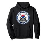 Seúl Corea del Sur Templo Coreano Bandera de Corea del Sur Sudadera con Capucha