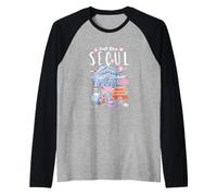 Seúl Corea del Sur Viajes Iconos Y Monumentos Asia Souvenir Camiseta Manga Raglan