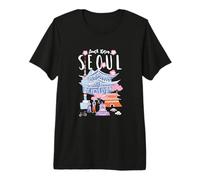 Seúl Corea del Sur Viajes Iconos Y Monumentos Asia Souvenir Camiseta Premium