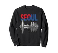 Seúl Skyline Corea del Sur Paisaje Urbano Recuerdo Viaje Sudadera