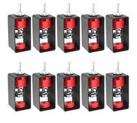 SEUNMUK Paquete de 10 aisladores de vibración de resorte, soportes de amortiguación de vibración con marco extraíble, soportes de amortiguación de vibración en el techo para dormitorio, teatro y oficina, capacidad de 10 libras