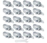 SEUNMUK Paquete de 20 coladores de alambre de trinquete, tensor de valla de malla de alambre de metal resistente, tensor de alambre eléctrico de acero para tensar cable, cadena, antena