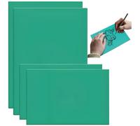 Seutmrou 4 Piezas Placas de Linóleo, Grabado de Goma, Placas de Escultura de Goma, A5+A6 Linóleo Tableros, Linóleo de Goma Blanda, Linóleo Grabado para Sellos, Artesanía y Proyectos de Impresión