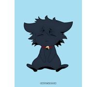 Sevamp Kurro Sleepy Ash Black Cat Sketchbook: Blank Paper for Drawing- Large Notebook for Practice Drawing, Sketching, Doodling, Journal, Sketch Pad- 120 pages - 8.5" x 11"