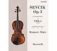Sevcik – Escuela de la viola Op.3: 40 variaciones – Arreglos de Margaret Major – Bosworth