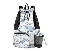 Sevdomey Arctic Animals - Mochila ligera con cordón para gimnasio, bolsa húmeda y seca, natación, playa, viajes, deportes