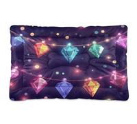 Sevdomey Banderines para mascotas, cama para perro, gato, cama de perrera, colchón, lavable, suave, cómoda, con parte inferior antideslizante para perros pequeños, medianos y grandes, 45 x 60 cm