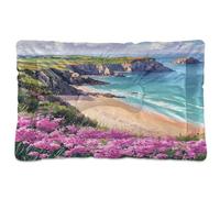 Sevdomey Beautiful Coast - Cama para Perros y Gatos, Lavable, Suave, cómoda, con Parte Inferior Antideslizante para Perros pequeños, medianos y Grandes, 45 x 60 cm