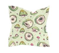 Sevdomey Bufanda cuadrada con sensación de seda con forma de globo ocular verde para mujer, regalo para mujer, bufanda para la cabeza, pañuelo para primavera, verano, otoño e invierno