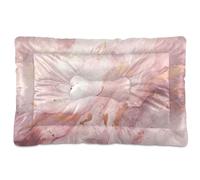 Sevdomey Cama de mármol dorado para mascotas, cama para perro, gato, cama de perrera, colchón, lavable, suave, cómoda, con parte inferior antideslizante para perros pequeños, medianos y grandes, 60 x