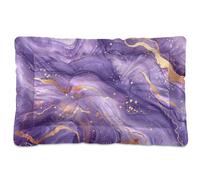 Sevdomey Cama de mármol lavanda para mascotas, cama para perro, gato, cama de perrera, colchón, lavable, suave, cómoda, con parte inferior antideslizante para perros pequeños, medianos y grandes, 60 x