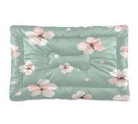 Sevdomey Cherry Blossoms - Cama para mascotas, cama para perro, gato, cama de perrera, colchón, lavable, suave, cómoda, con parte inferior antideslizante para perros pequeños, medianos y grandes, 60 x