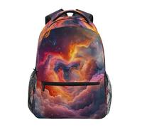 Sevdomey Colorful Clouds - Mochila para laptop, impermeable, 15 L, elegante, ligera, con múltiples bolsillos para el trabajo, la escuela y los viajes