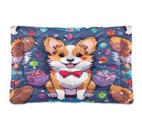 Sevdomey Corgi - Cama para perros pequeños y gatos, cama para perros y gatos, lavable, suave, cómoda, con parte inferior antideslizante para perros pequeños, medianos y grandes, 45 x 60 cm